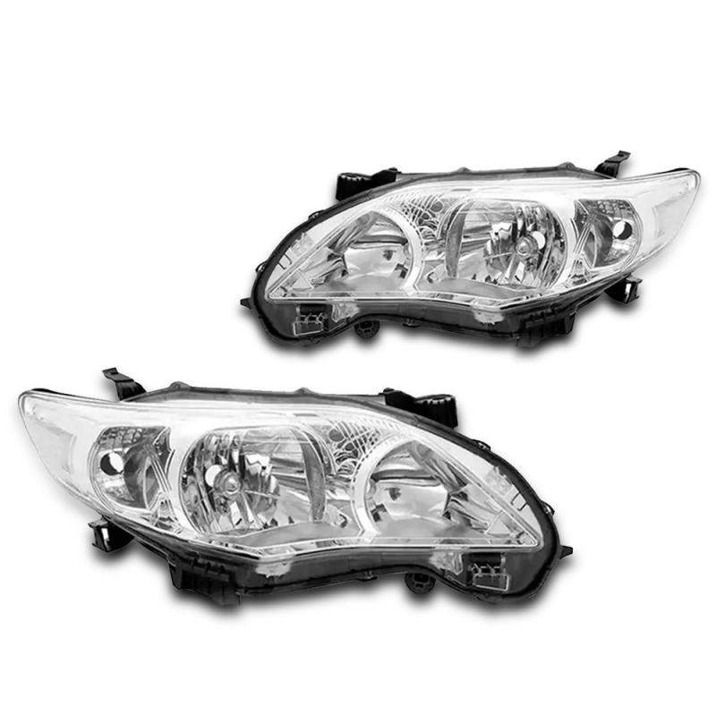 Farol Corolla 2012 A 2014 Lado Direito Cromado Regulador Manual (r22676)(c36563)