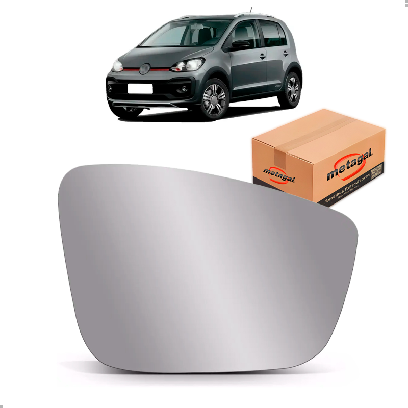 Lente Do Espelho Retrovisor Original Up 2014 A 2022 Lado Direito