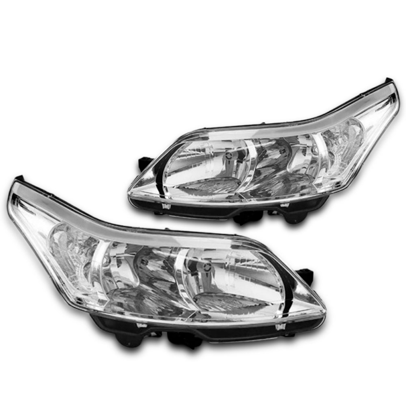 Farol C4 Hatch Pallas 2007 A 2013 Lado Esquerdo Regulador Eletrico (r16173)