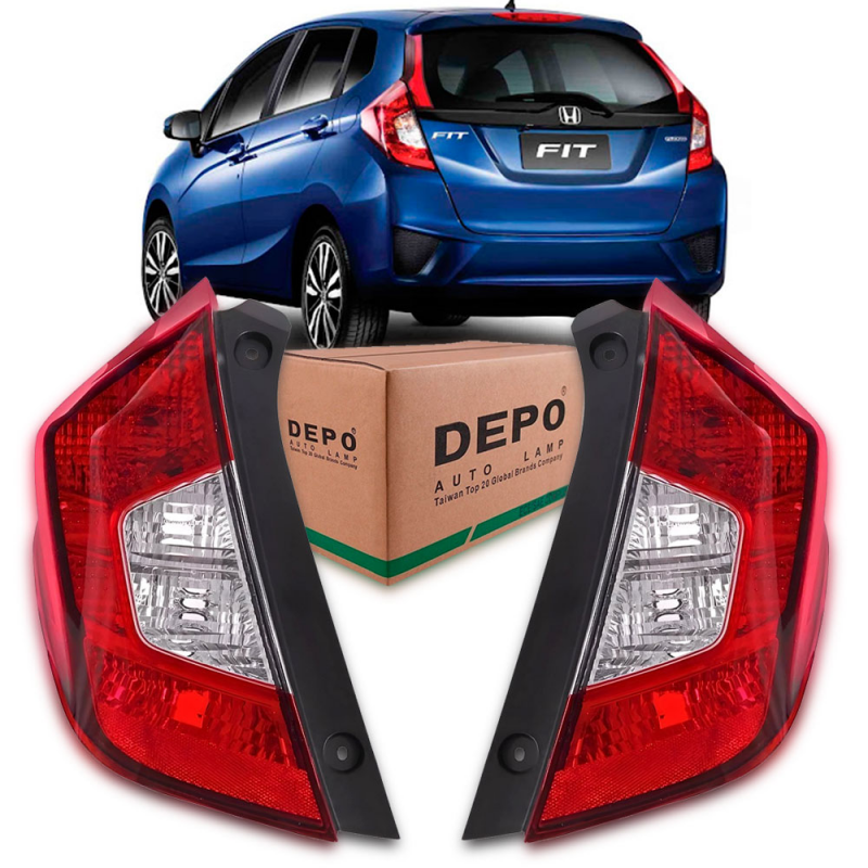 Lanterna Traseira Fit 2015 A 2017 Lado Direito Sem Led (r26670)(c60382)