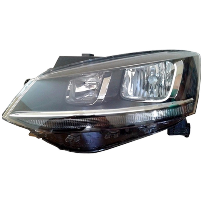 0160829 Farol Original Fox Spacefox Crossfox 2015 A 2022 Lado Esquerdo Friso Cromado