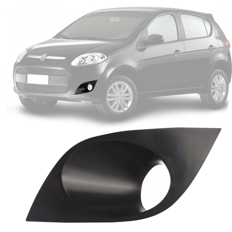 Grade Do Parachoque Palio Atractive 2012 A 2016 Lado Esquerdo Com Furo