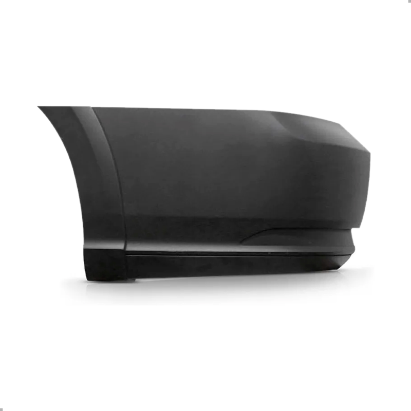 Polaina Do Parachoque Traseiro Saveiro G7 2017 A 2022 Lado Esquerdo Sem Refletor Sem Sensor Preto Texturizado(c062388)