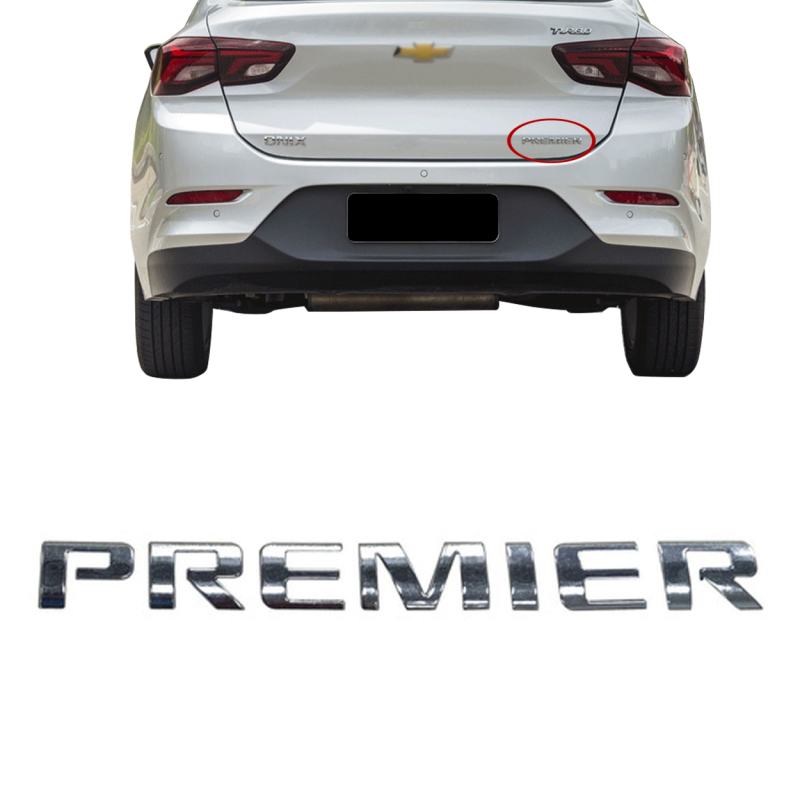 Emblema Gm Palavra Premier 2020 A 2022 Cromado