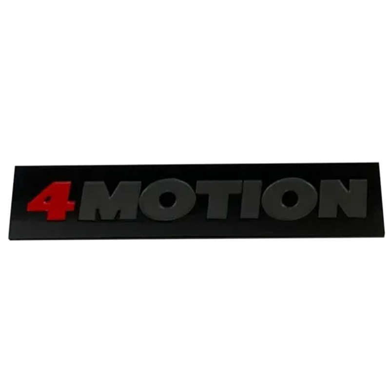 Emblema Volks Palavra 4motion Amarok Tiguan 2010 A 2022 Preto Brilhante