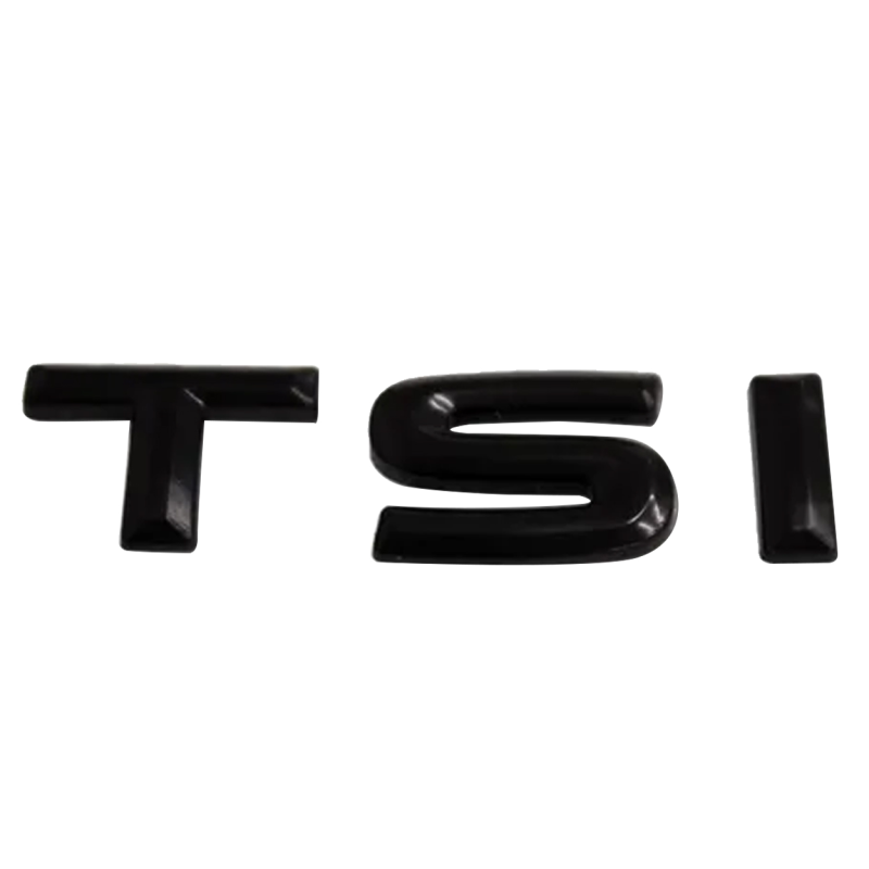 Emblema Volks Palavra Tsi T-cross 2019 A 2022 Preto Brilhante
