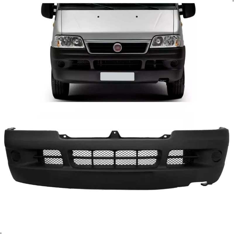 Parachoque Dianteiro Ducato 2005 A 2017 Preto Texturizado (c040672)