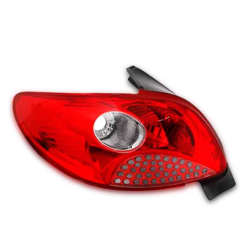 Lanterna Traseira Peugeot 207 Hatch 2009 A 2014 Lado Direito Grade Vermelha Tyc (r23624)