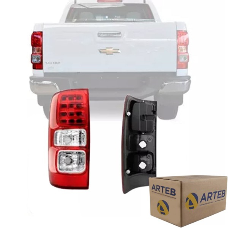 0460441 Lanterna Traseira Original S10 2013 A 2021 Lado Esquerdo Com Led