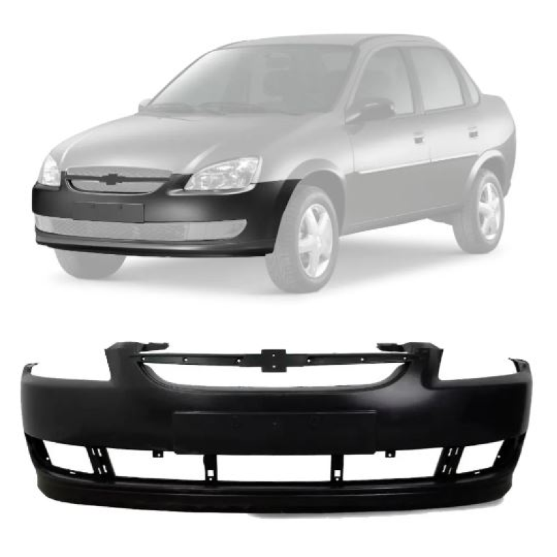 (c047968)parachoque Dianteiro Corsa Classic Ls 2011 A 2014 Para Pintura