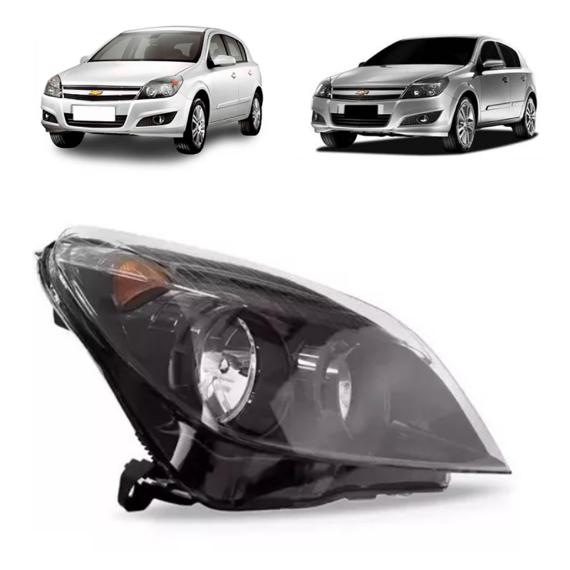 Farol Vectra Gt Gtx 2009 A 2011 Lado Direito Masc Negra Farol Vectra Gt Gtx 2009 A 2011 Lado Direito Masc Negra