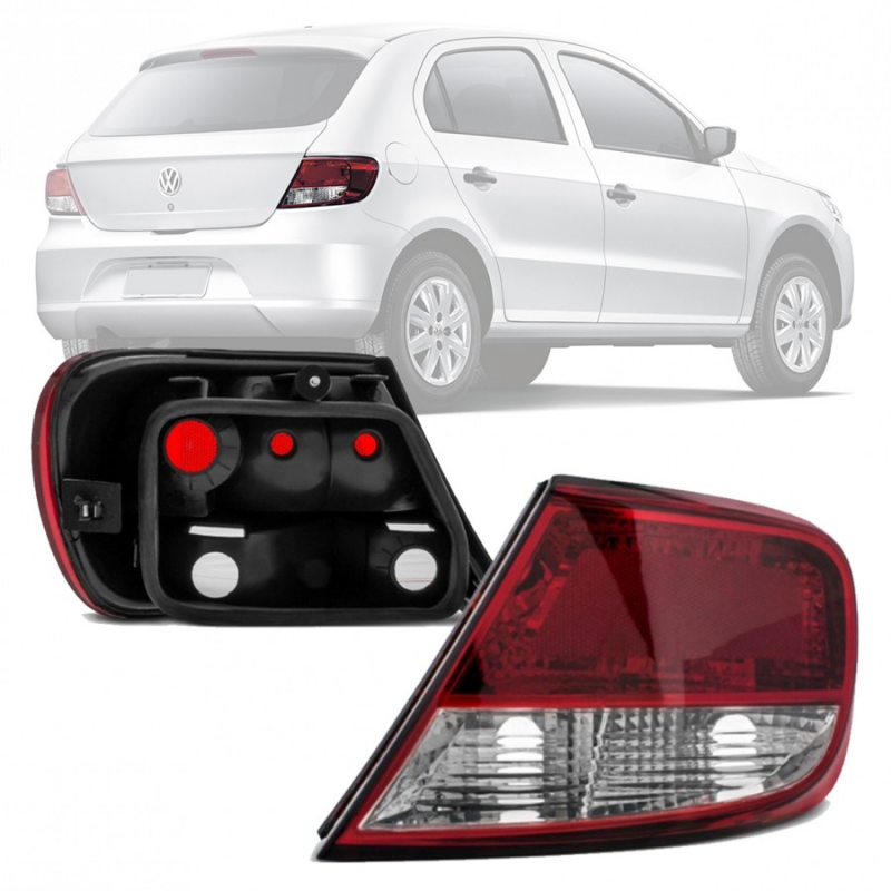 Lanterna Traseira Gol G5 2009 A 2012 Lado Direito Cristal(c46205)
