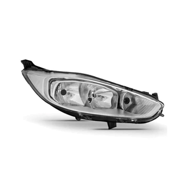 Farol New Fiesta Hatch 2013 A 2016 Lado Esquerdo Cromado (r24581)