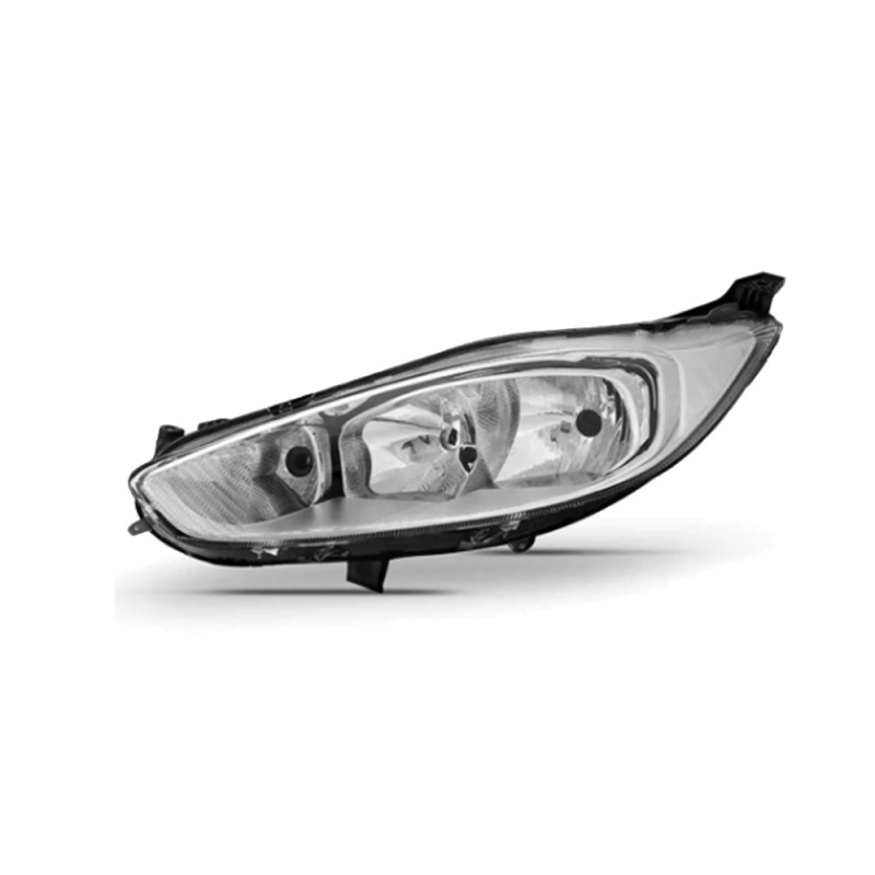 Farol New Fiesta Hatch 2013 A 2016 Lado Esquerdo Cromado (r24581)