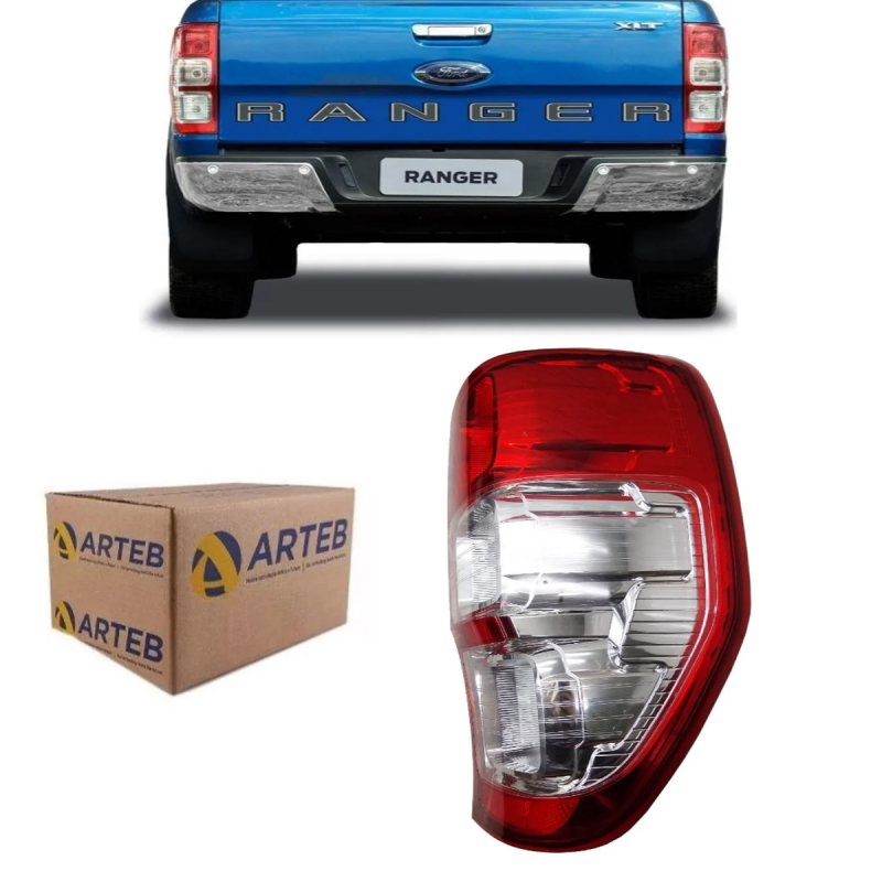 Lanterna Traseira Original Ranger 2013 A 2021 Cristal Lado Direito