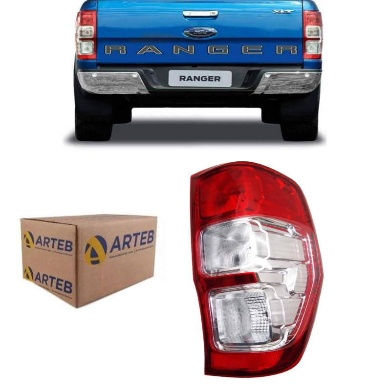 Lanterna Traseira Original Ranger 2013 A 2021 Cristal Lado Direito