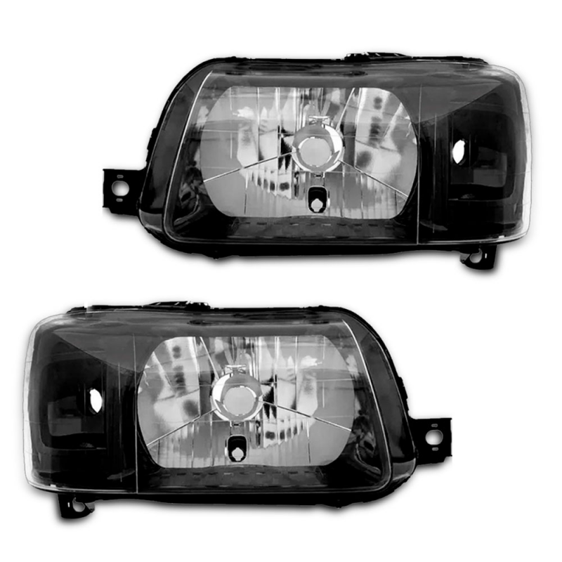 0160779 Farol Original Uno Fiorino 2004 A 2012 Lado Esquerdo Mascara Negra