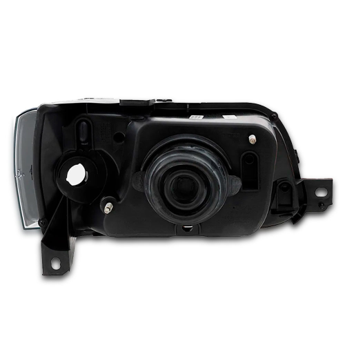 0160779 Farol Original Uno Fiorino 2004 A 2012 Lado Esquerdo Mascara Negra