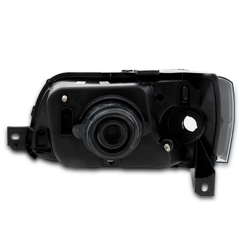 Farol Original Uno Fiorino 2004 A 2012 Lado Direito Mascara Negra