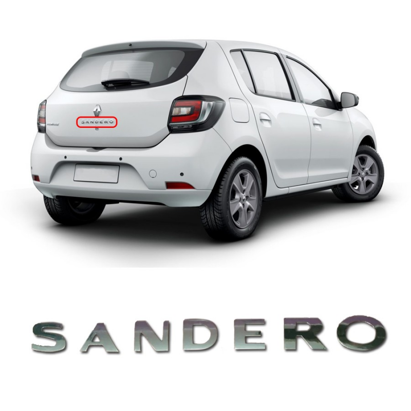 Emblema Sandero Tampa Mala Sandero 2015 A 2022