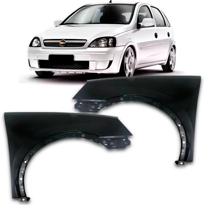 Paralama Corsa Montana 2003 A 2012 Lado Direito Para Pintura (r18718)