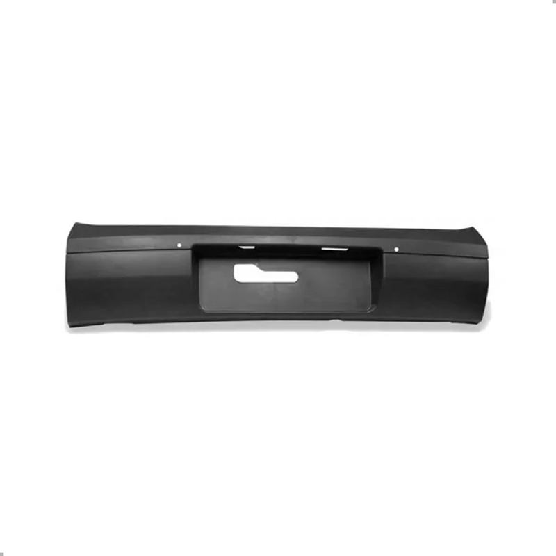 Parachoque Traseiro Saveiro G5 G6 2009 A 2016 Central Preto Texturizado Com Furo Sensor