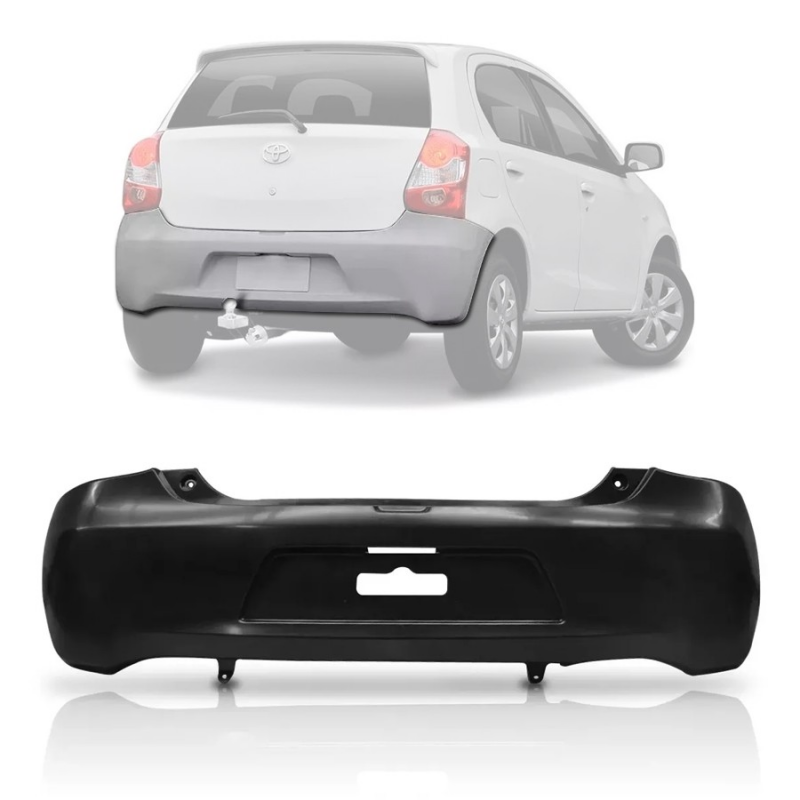 Parachoque Traseiro Etios Hatch 2012 A 2016 Para Pintura (c045579) (r23233)