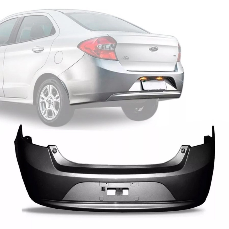 Parachoque Traseiro Ka Sedan 2015 A 2018 Para Pintura (r25500)(c049942)