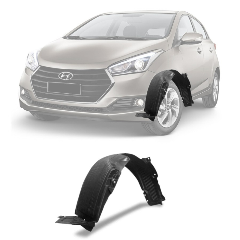 (c50019)(r25125)parabarro Dianteiro Hb20 Hb20s Hb20x 2012 A 2019 Lado Esquerdo