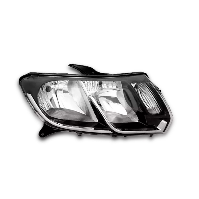Farol Logan Sandero 2015 A 2019 Lado Esquerdo Cromado (r23611)