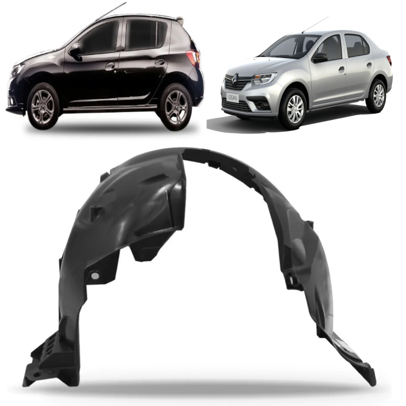 Parabarro Dianteiro Logan Sandero 2014 A 2018 Lado Esquerdo (r25131)(c62094)