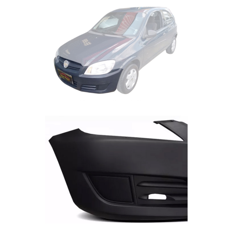 Parachoque Dianteiro Celta 2007 A 2010 Cinza(c31318)