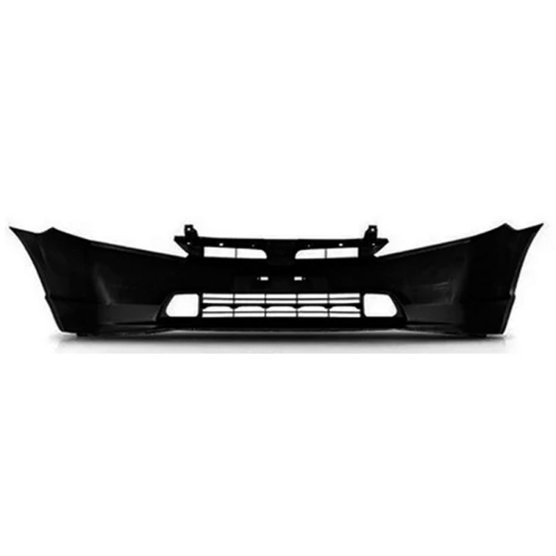 Parachoque Dianteiro Civic 2006 A 2008 Para Pintura Com Ressalto De Placa Sem Furo (r17584)