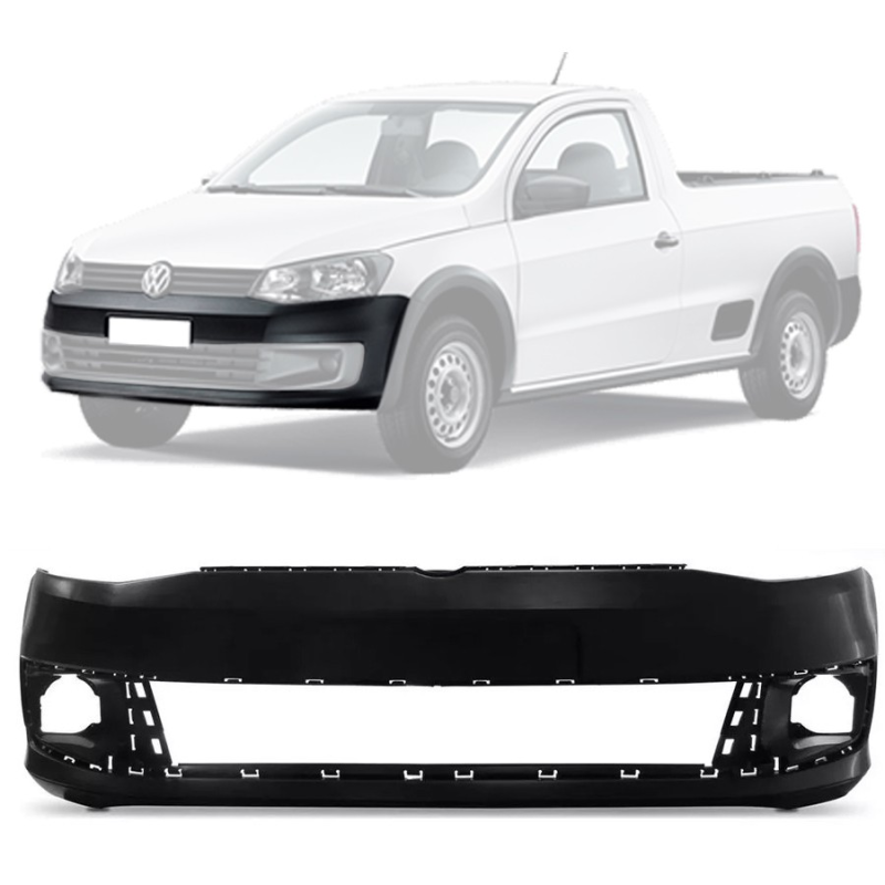Parachoque Dianteiro Saveiro G6 2013 A 2016 Preto Texturizado(c58449)