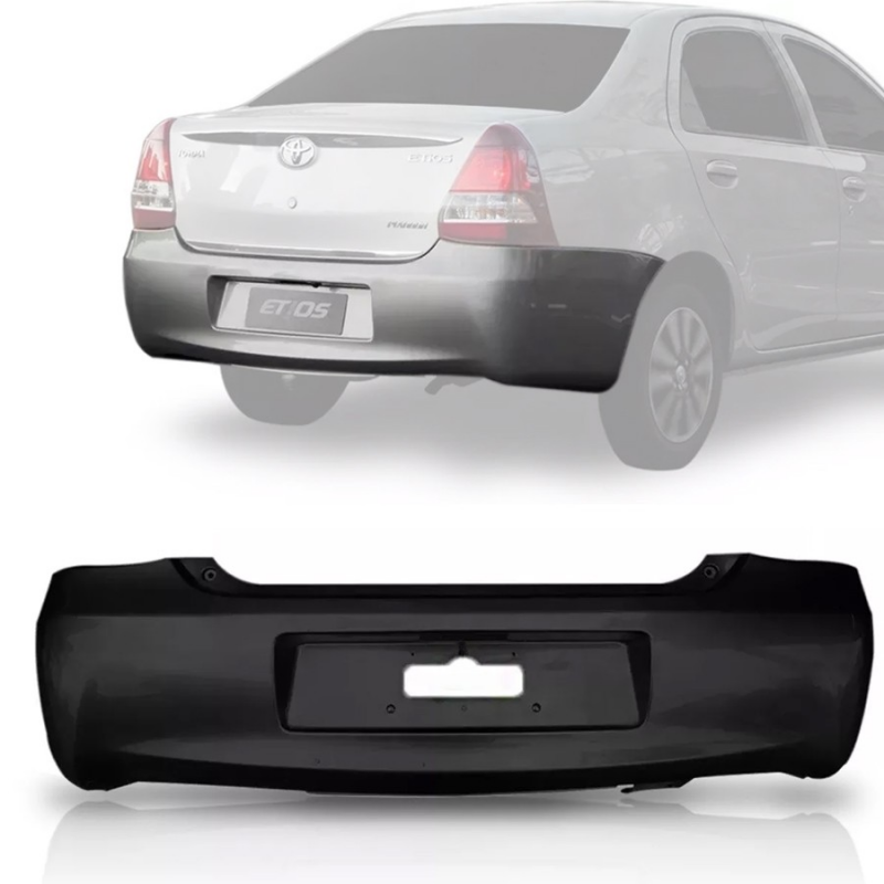 Parachoque Traseiro Etios Sedan 2012 A 2016 Para Pintura (r23242) (c045580)