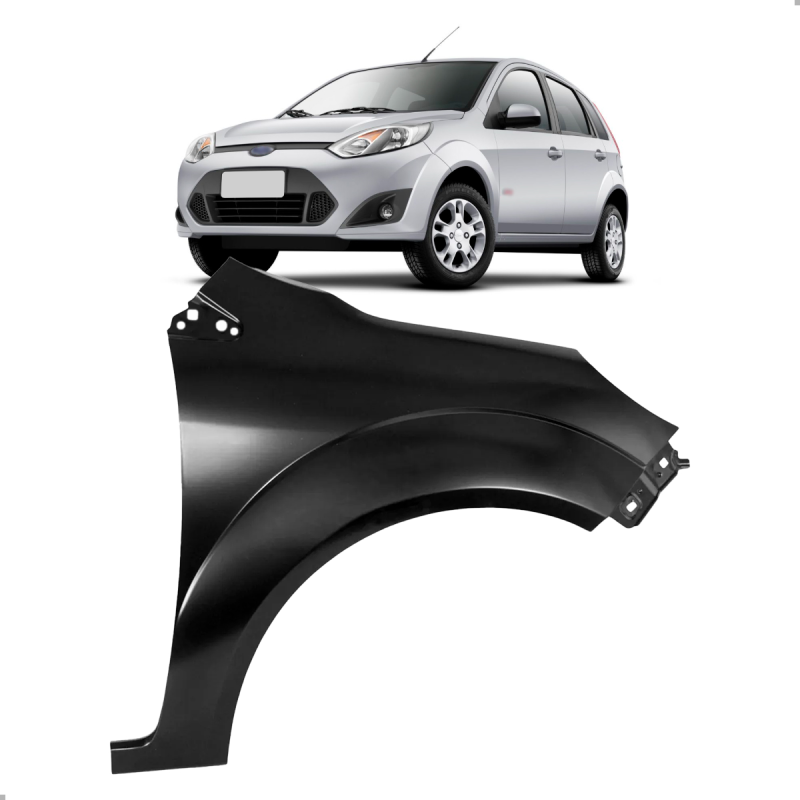 Paralama Fiesta Rocam 2011 A 2013 Lado Direito Para Pintura (c046334) (r21610)