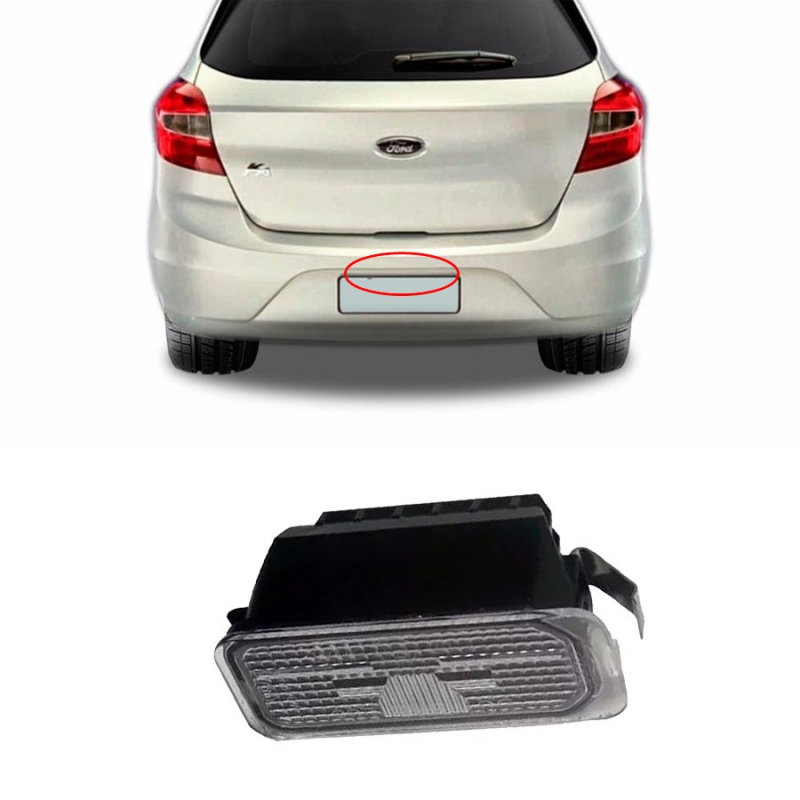 Lanterna De Placa Ecosport Ka New Fiesta Sem Soquete