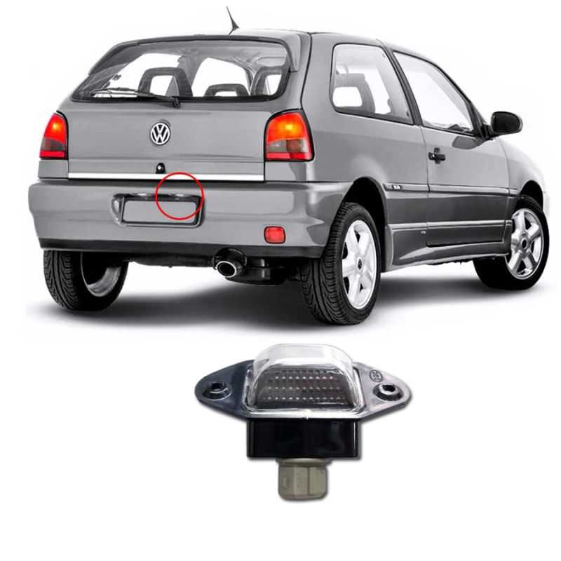 Lanterna De Placa Gol B2 Bola 1995 A 1999 Gol G2 Special 2000 A 2002 Com Soquete