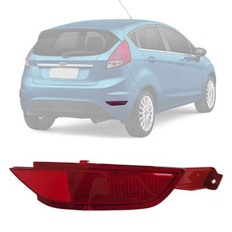 Olho De Gato Refletor Do Parachoque Traseiro New Fiesta 2013 A 2015 Lado Direito (r26152)