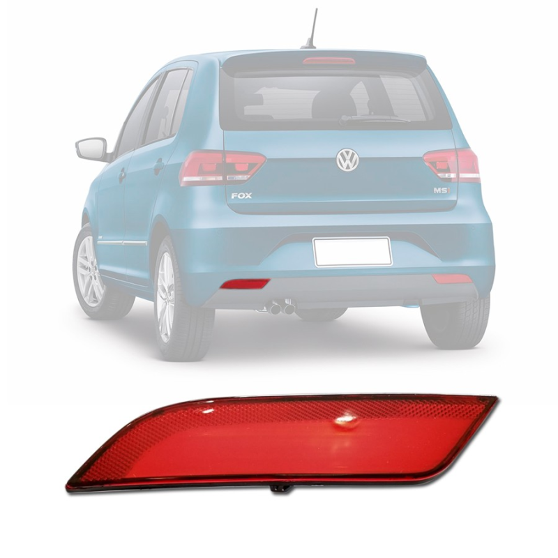 (r26155)olho De Gato Refletor Do Parachoque Fox 2015 A 2022 Lado Esquerdo