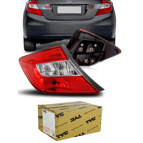 Lanterna Traseira Civic 2012 A 2016 Lado Esquerdo Canto (r18633) (c037755)