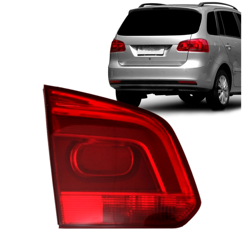 Lanterna Traseira Spacefox Cross 2010 A 2014 Fumê Tampa C Luz De Neblina Original Valeo Lado Esquerdo Mo