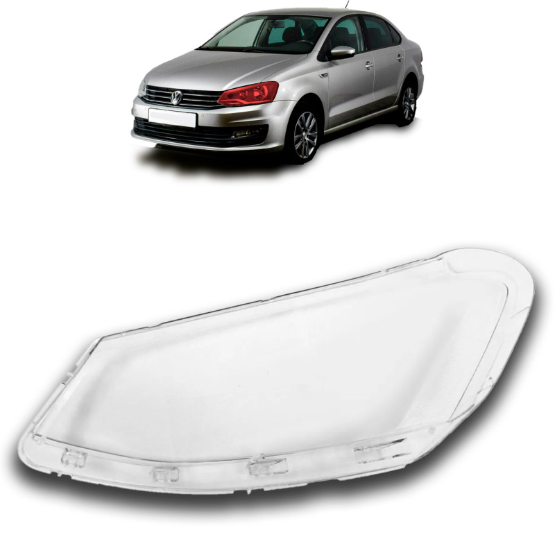 Lente Do Farol Gol Saveiro Voyage G6 2013 A 2016 Lado Esquerdo Foco Simples