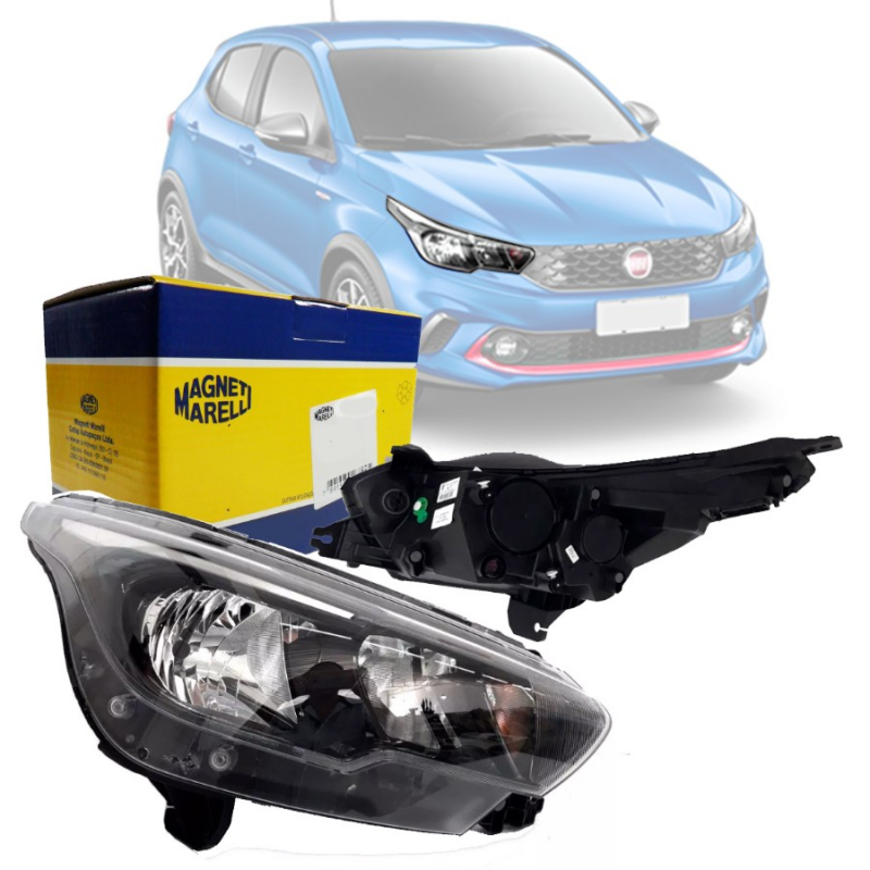 Farol Original Argo Cronos 2017 A 2023 Lado Direito Sem Led