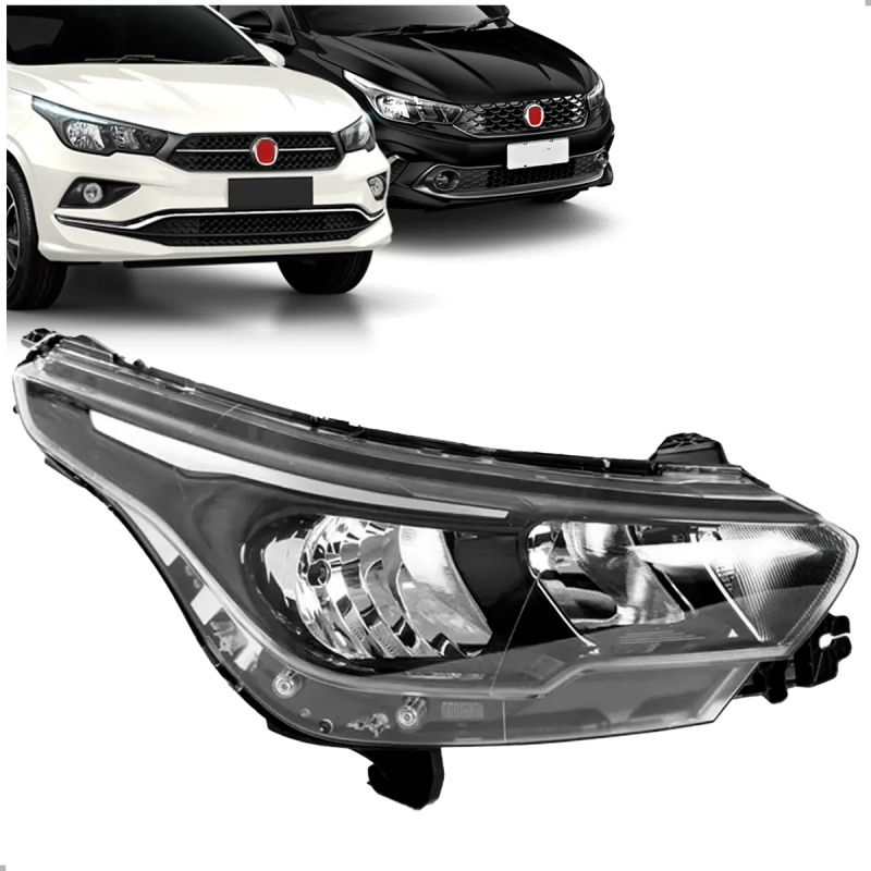 Farol Original Argo Cronos 2017 A 2023 Lado Direito Sem Led