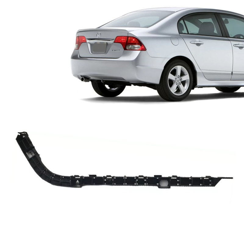 Guia Do Parachoque Traseiro New Civic 2008 A 2012 Lado Direito