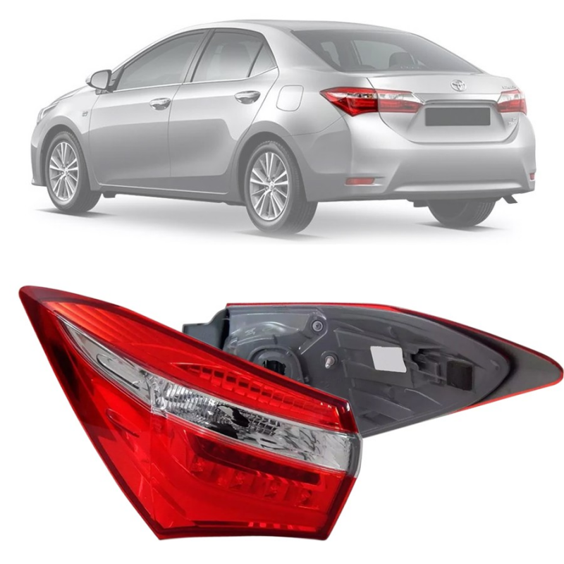 Lanterna Traseira Corolla 2015 A 2017 Lado Esquerdo Canto Sem Led(51569)