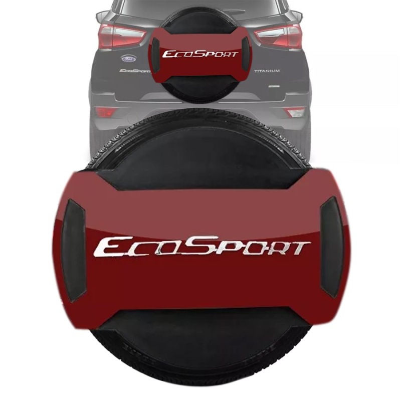 Capa Parcial Estepe Ecosport Rigida Vermelho Merlot 18 17 16