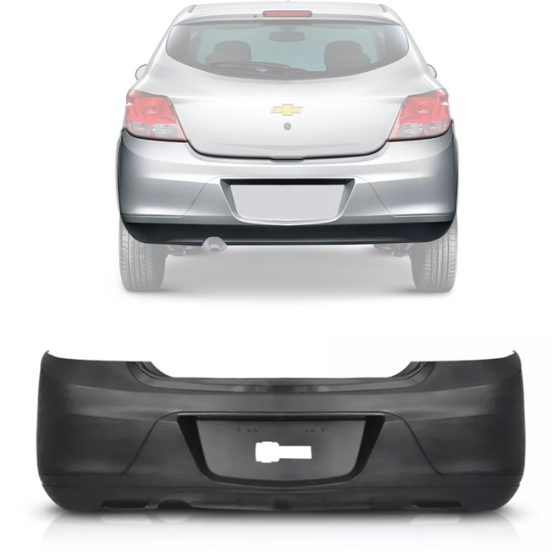 Parachoque Traseiro Onix Lt Ltz 2013 A 2016 Para Pintura(c53509)