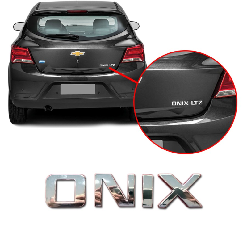 Emblema Onix Tampa Traseira Onix 2012 A 2019